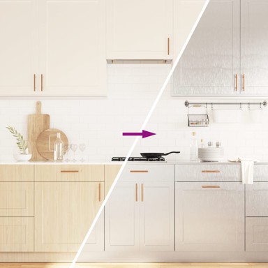 Naljepnice za namještaj, samoljepljive, 90x500 cm, PVC, srebrna