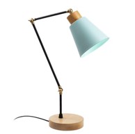 Stolna svjetiljka Managvati, E27, tirkizna