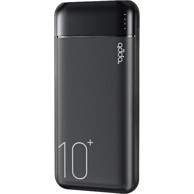 ADDA Powerbank PB-001-BK Fusion 10000mAh, MicroUSB i Type-C ulazi, 2x USB-A izlaza, 12W, crna