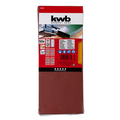 KWB Brusni papir za vibracijsku brusilicu 50/1 93x230mm GR 60-180