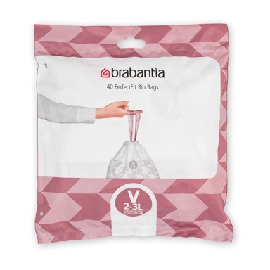 BRABANTIA Vreće za smeće 40 kom 3 L PerfectFit V