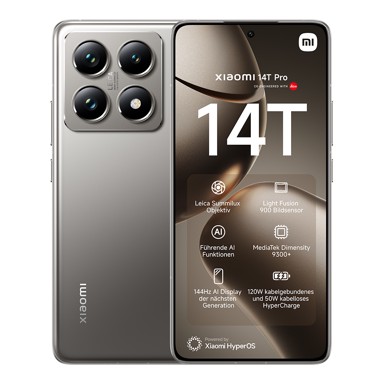 XIAOMI 14T Pro, 12/512GB, 5G, sivi