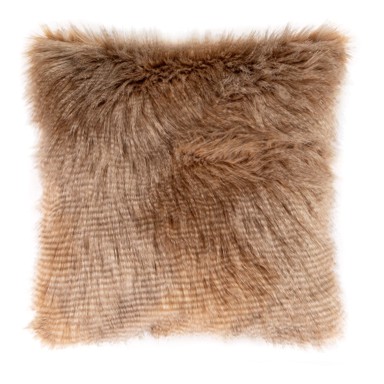 TISECO HOME STUDIO Smeđa navlaka za jastuk od umjetnog krzna , 45 x 45 cm
