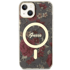 GUESS Maskica Flowers za iPhone 14, kaki 