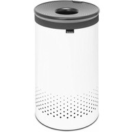 BRABANTIA Košara za rublje 60 l, okrugla, bijela