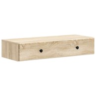 Stol zidni, 87.5 x 34.5 x 17 cm, konstruirano drvo, hrast sonoma