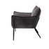 UNIQUE FURNITURE Siva fotelja za opuštanje Calgary, 82x71x83 cm