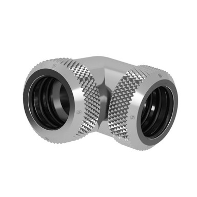 BARROW Multi-Link adapter 90°, 14mm OD do 14mm OD, Hardtube, srebrni