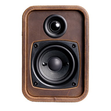 AUDIO PRO Zvučnik Mondial M.1, 2-way, 8 cm, regalni, koža, smeđa