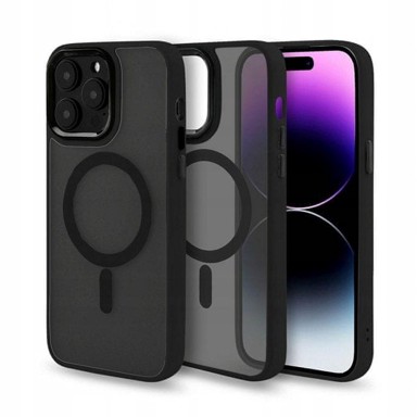 Ojačana futrola Magmat za Apple iPhone 11 Pro, za MagSafe + zaštitno staklo, crna