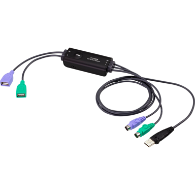 ATEN KVM kabel CV10KM, 0,8 m, crni