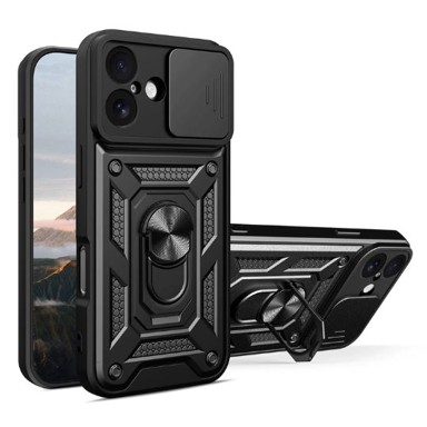 CAMSHIELD Hybrid Armor maska za iPhone 17, crna