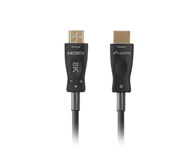 LANBERG Kabel HDMI, v.2.1, M/M, 140m, 8K