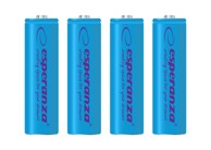 ESPERANZA Punjivi akumulatori EZA104B AA ni-mh 2000 mAh, 4 kom, plavi