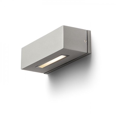 RENDL Zidna lampa, Woop, 230V, R7s 78mm, 48W, IP54, srebrno siva