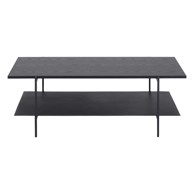 ACTONA Stolić Angus za kavu s pločom u dekoru, crni