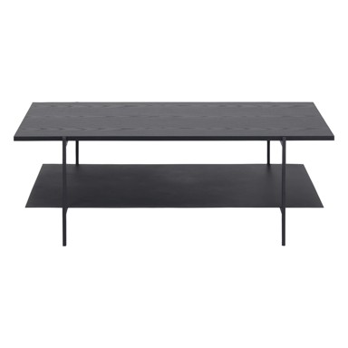 ACTONA Stolić Angus za kavu s pločom u dekoru, crni