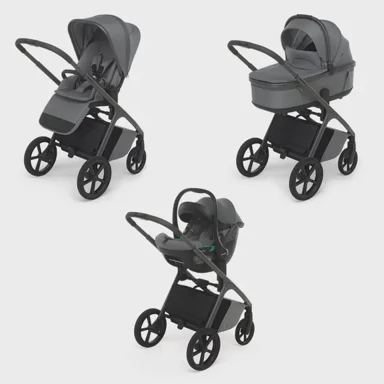FOPPAPEDRETTI Kolica Commander 3u1, Steel Grey
