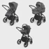 FOPPAPEDRETTI Kolica Commander 3u1, Steel Grey
