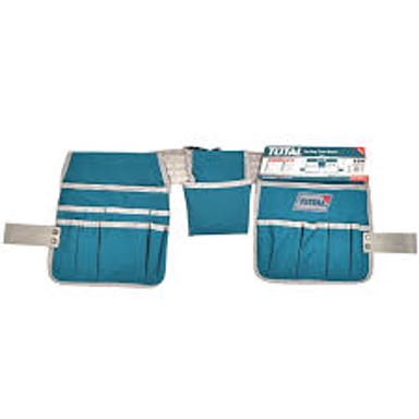 TOTAL Remen za alat THT16P2031, 14 džepova, 2 držača čekića, nosivost 10 kg, struk 92–127 cm