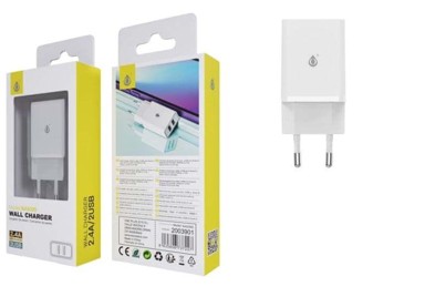 ONEPLUS Zidni punjač USB 2.4A 12W, bijeli