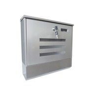 Poštanski sandučić 370x360x135 mm crni