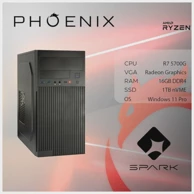 PHOENIX Stolno računalo SPARK Y-265 / AMD Ryzen 7 5700G, 16 GB RAM, 1 TB SSD, Windows 11 Pro