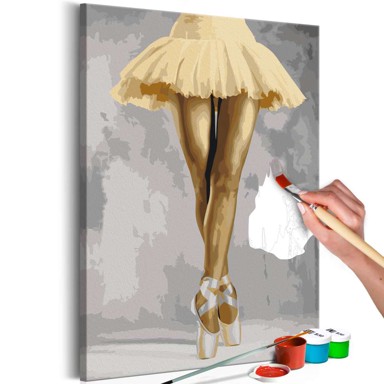 Slika za samostalno slikanje Yellow Ballerina 40x60