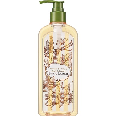 NATURE REPUBLIC Perfume De Nature Body Oil Wash, Evening lavender, Hranjivi gel za tuširanje 345 ml