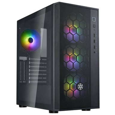 SILVERSTONE Kućište Fara R1 PRO V2, mid tower, ATX, crno