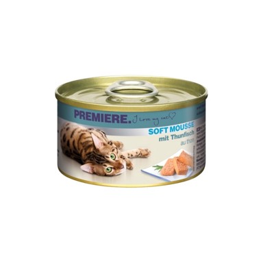 PREMIERE Cat Mousse tuna 85 g konzerva