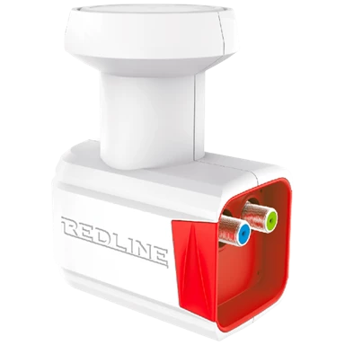 REDLINE LNB Twin L-2 53624, 0,1 dB, vodonepropusan
