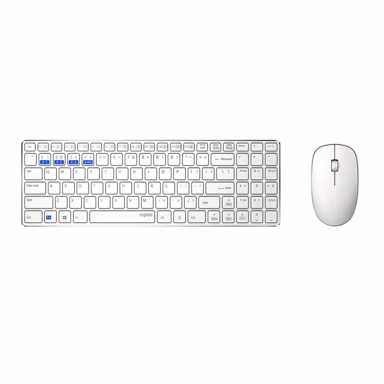 RAPOO Multi Mode Tipkovnica+Miš 9300M BT/Wireless, bijela