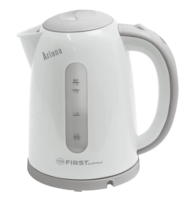 FIRST AUSTRIA Električni grijač vode 1,7 L 2200 W, bijelo-sivi