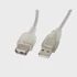 LANBERG USB kabel CA-USBE-12CC-0018-TR, USB 2.0, USB A, proziran, 1.8m