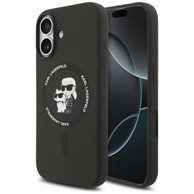KARL LAGERFELD Maskica Karl&Choupette MagSafe iPhone 17, crna