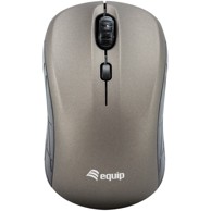 EQUIP Miš optički bežični USB mini siva