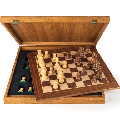 HANDCRAFTED Šah Staunton figure, orah set