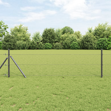 Hexagon ograda 0. 8x100 m čelik, siva