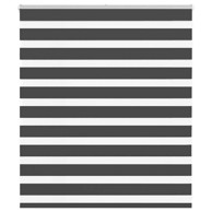 Zavjesa zebra crna 120x100 cm širina tkanine 115,9 cm poliester