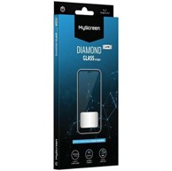 MYSCREEN Kaljeno staklo Diamond Glass za Tecno Spark 10 Pro, puno ljepilo, crno