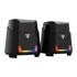 FANTECH Gaming zvučnik HELLSCREAM GS205, 3,5 mm + USB, RGB, crna