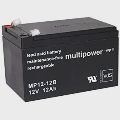 MULTIPOWER Baterija akumulatorska MP12-12B, 12V, 12Ah, 151x99x95 mm