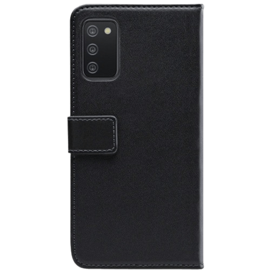 MOBILIZE PU kožna futrola tipa knjige za Samsung Galaxy A02s, crna