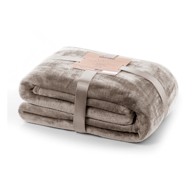 DECOKING Smeđi prekrivač Mic, 150x200 cm