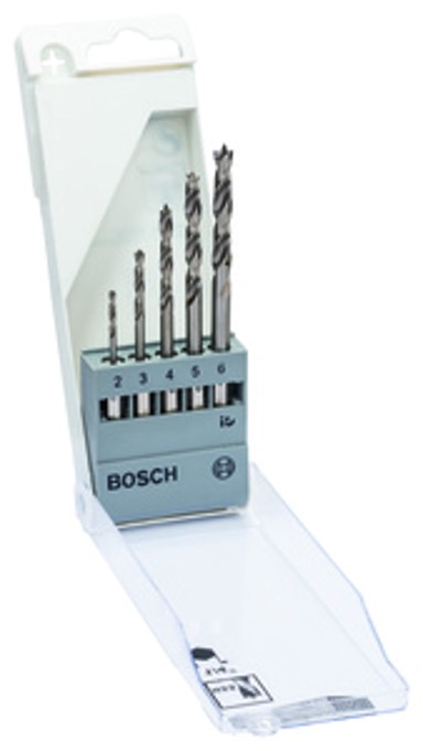 BOSCH Set spiralnih svrdla za drvo, šesterokutni prihvat