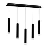 Visilica CARBON 5X5W LED