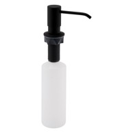 SAPHO Mat crni plastičan dozator sapuna 350 ml