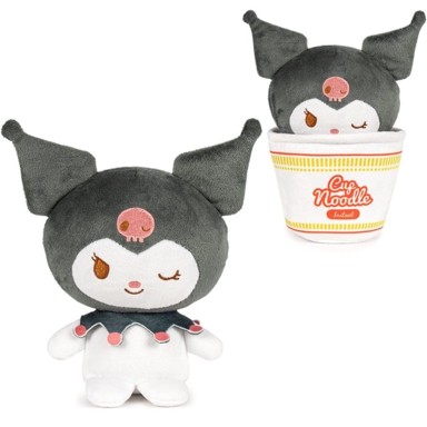 HELLO KITTY Plišana igračka Kuromi Cup Noodle, 16 cm