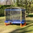 Trampolin Playground, 200 cm, s toboganom, ljestvama i ljuljačkom, plavi
